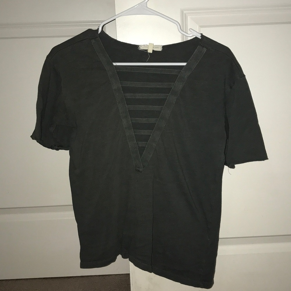 BKE shirt with chest cut outs